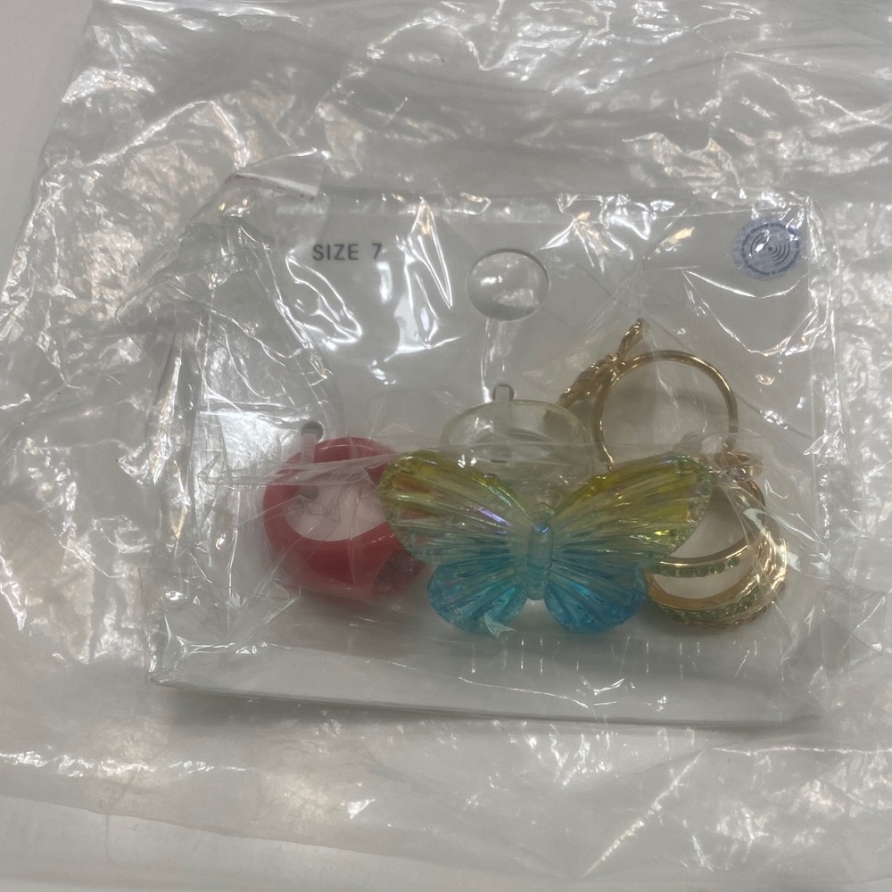 NWT FOREVER 21 set of 8 rings